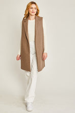 Load image into Gallery viewer, JQ Fleece Long Line Vest
