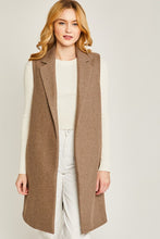Load image into Gallery viewer, JQ Fleece Long Line Vest
