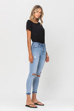 Load image into Gallery viewer, High Rise Button Up Ankle Skinny Jeans with Cuff
