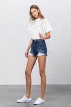 Load image into Gallery viewer, HIGH WAIST WITH LACE LINING TRIM SHORTS
