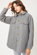 Load image into Gallery viewer, Watch Me Shine Fleece Oversized Shacket
