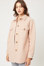 Load image into Gallery viewer, Watch Me Shine Fleece Oversized Shacket
