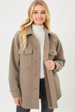 Load image into Gallery viewer, Watch Me Shine Fleece Oversized Shacket
