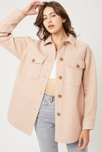 Load image into Gallery viewer, Watch Me Shine Fleece Oversized Shacket
