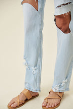 Load image into Gallery viewer, Distressed Wide Leg Jeans
