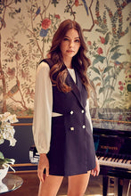 Load image into Gallery viewer, Blazer Button Romper
