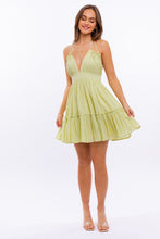 Load image into Gallery viewer, Halter Babydoll Tiered Mini Dress
