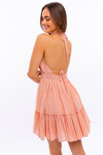 Load image into Gallery viewer, Halter Babydoll Tiered Mini Dress
