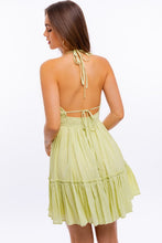 Load image into Gallery viewer, Halter Babydoll Tiered Mini Dress
