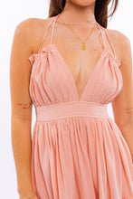 Load image into Gallery viewer, Halter Babydoll Tiered Mini Dress
