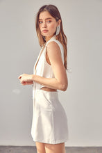 Load image into Gallery viewer, Blazer Button Romper

