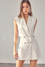 Load image into Gallery viewer, Blazer Button Romper

