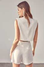 Load image into Gallery viewer, Blazer Button Romper
