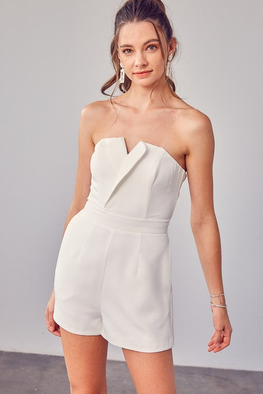 Off Shoulder Short Romper