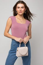 Load image into Gallery viewer, Cap Sleeve Square Neck Bodysuit

