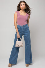 Load image into Gallery viewer, Cap Sleeve Square Neck Bodysuit
