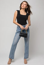 Load image into Gallery viewer, Cap Sleeve Square Neck Bodysuit
