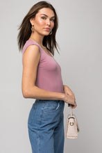 Load image into Gallery viewer, Cap Sleeve Square Neck Bodysuit
