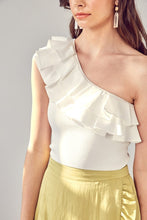 Load image into Gallery viewer, One Shoulder Knit Top
