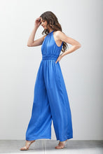 Load image into Gallery viewer, High Neck Sleeveless Fashion Jumpsuit
