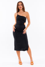 Load image into Gallery viewer, One Shoulder Midi Forever Dress
