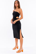 Load image into Gallery viewer, One Shoulder Midi Forever Dress
