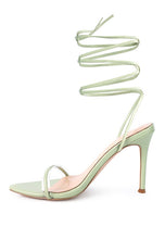 Load image into Gallery viewer, Forever High Heel Lace Up Sandal
