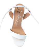 Load image into Gallery viewer, Sheeny Clear Stiletto Lace up Sandal
