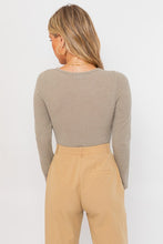 Load image into Gallery viewer, Long Sleeve Button Detail Bodysuit

