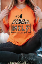 Load image into Gallery viewer, MILF (Man I love Fall) Graphic Tee shirt
