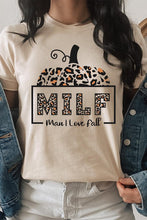 Load image into Gallery viewer, MILF (Man I love Fall) Graphic Tee shirt
