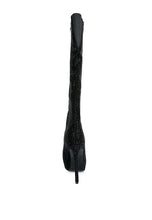 Load image into Gallery viewer, Nebula Rhinestone Embellished Stiletto Calf Boots
