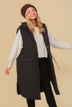 Load image into Gallery viewer, Haileys Hooded Oversized Vest Jacket

