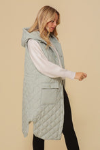 Load image into Gallery viewer, Haileys Hooded Oversized Vest Jacket
