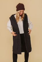 Load image into Gallery viewer, Haileys Hooded Oversized Vest Jacket
