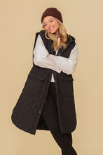 Load image into Gallery viewer, Haileys Hooded Oversized Vest Jacket
