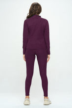 Load image into Gallery viewer, Basic Long Sleeve Stretch Casual set
