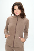 Load image into Gallery viewer, Basic Long Sleeve Stretch Casual set
