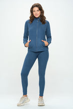 Load image into Gallery viewer, Basic Long Sleeve Stretch Casual set
