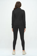 Load image into Gallery viewer, Basic Long Sleeve Stretch Casual set

