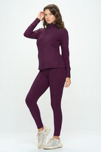 Load image into Gallery viewer, Basic Long Sleeve Stretch Casual set
