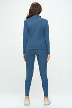 Load image into Gallery viewer, Basic Long Sleeve Stretch Casual set
