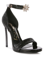 Load image into Gallery viewer, Straight Fire High Heel Glitter Stilettos
