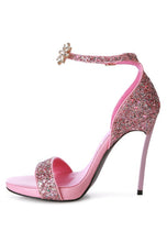 Load image into Gallery viewer, Straight Fire High Heel Glitter Stilettos
