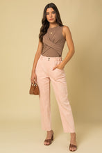 Load image into Gallery viewer, Sleeveless Cross Detail Bodysuit
