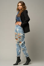 Load image into Gallery viewer, Star Print Slouch Jeans
