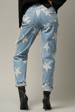 Load image into Gallery viewer, Star Print Slouch Jeans
