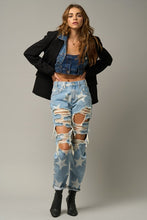 Load image into Gallery viewer, Star Print Slouch Jeans
