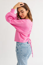 Load image into Gallery viewer, Fuzzy Sweater with Back Ruching
