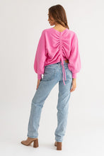 Load image into Gallery viewer, Fuzzy Sweater with Back Ruching

